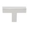 Gliderite Hardware 2-in. Solid Square Cabinet T-Knob Polished Chrome 21683-T-PC-1 - alternate 1